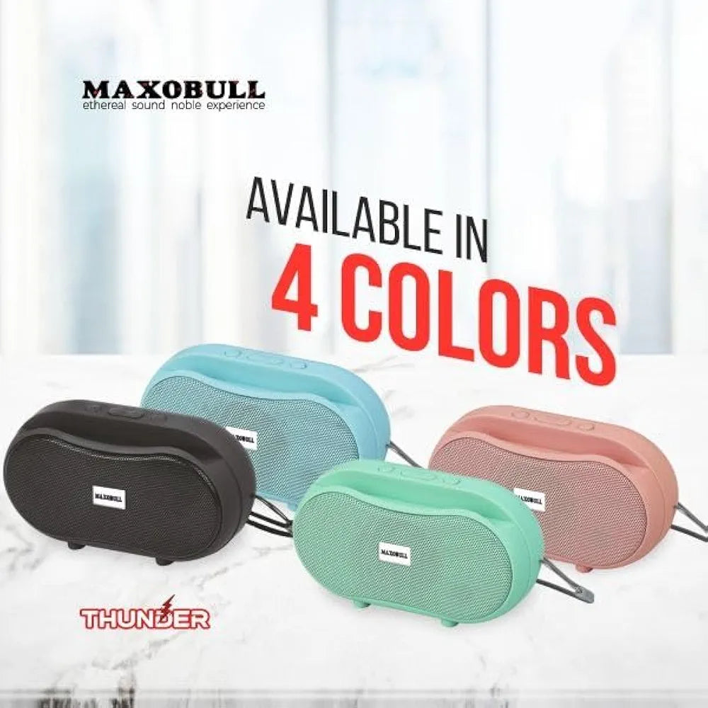 Maxobull Thunder TWS Portable Bluetooth Speaker - 7W Power, Wireless Stereo Sound