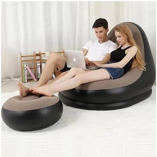 Inflatable Sofa with Footrest