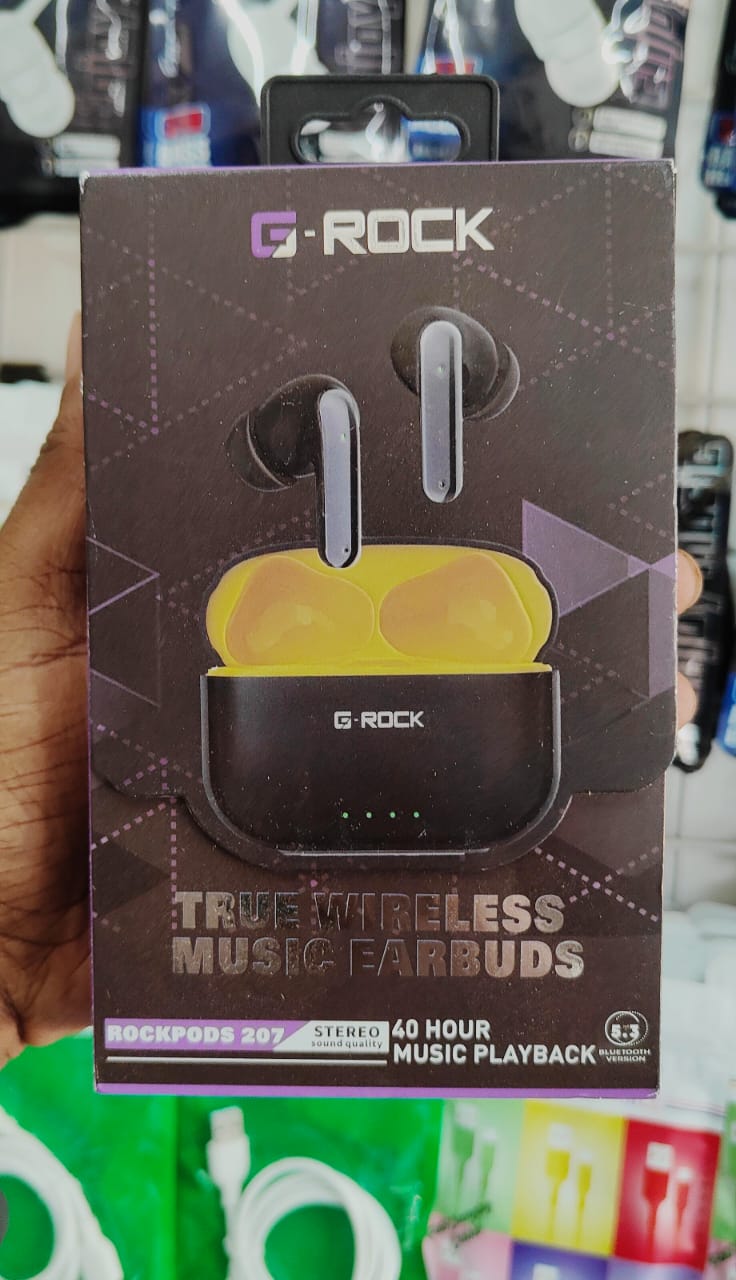 G-ROCK True Wireless Music Earbuds (Rockpods 207)