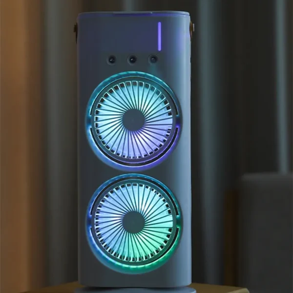 Double-Ended Spray Fan – Cool Breeze with Refreshing Mist