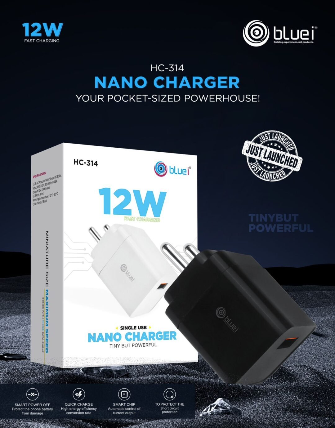 Bluei HC-314 Nano Charger | 12W
