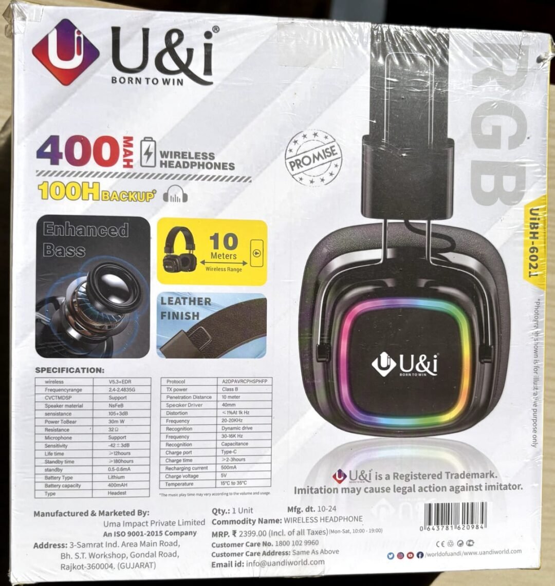 U&i RESOLUTION SERIES HEADPHONE - Image 4