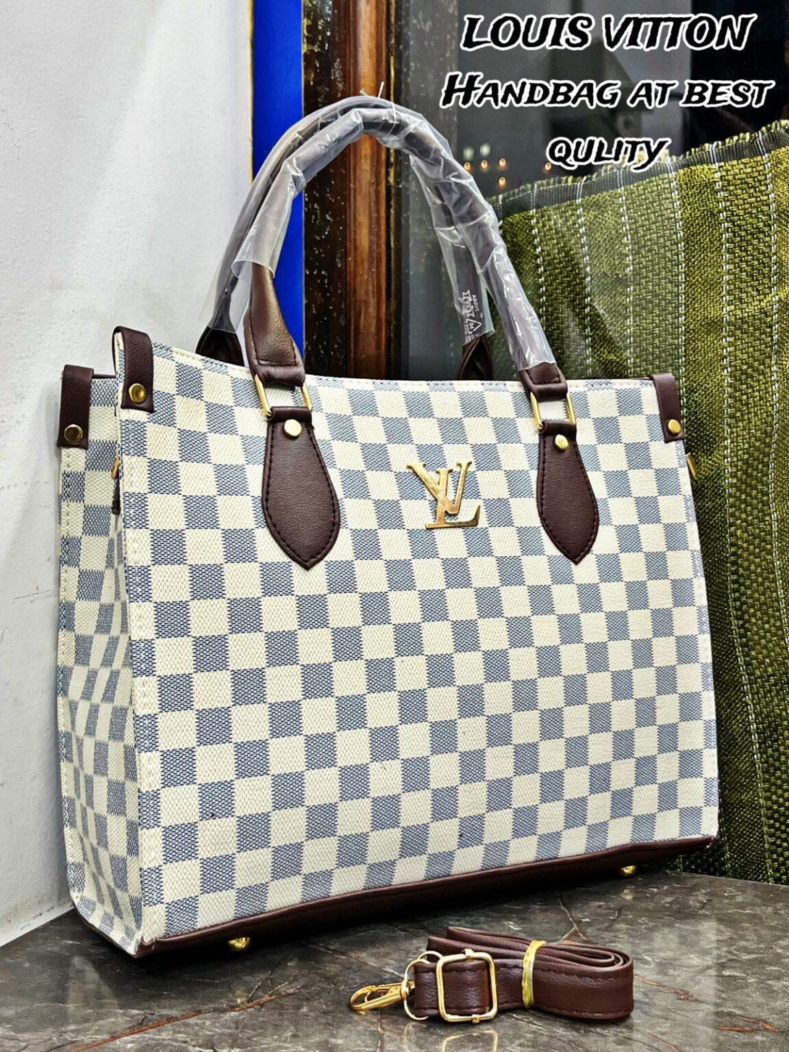 Louis Vuitton Inspired Premium Tote Bag - Image 3