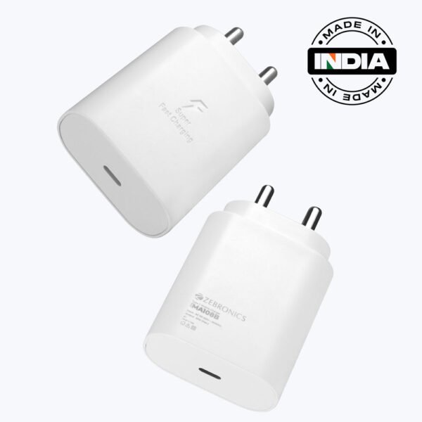 Zebronics ZEB-MA108B 20W Fast USB Charger