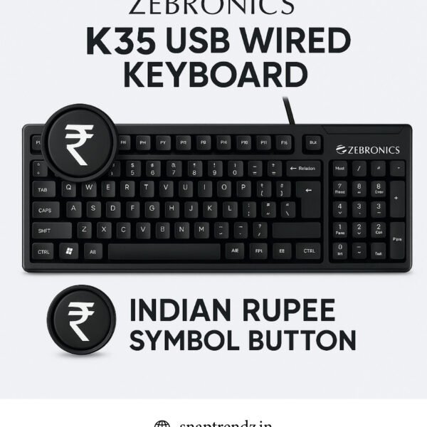 Zebronics K35 USB Wired Keyboard