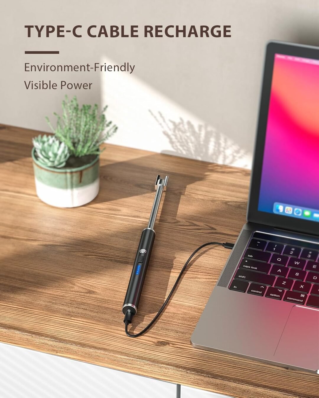 Premium USB-C Rechargeable Electric Lighter - Flameless - Image 2