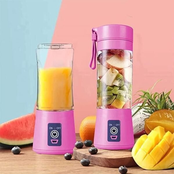 380ml USB Portable Blender – 6-Blade Mixer for juice & more