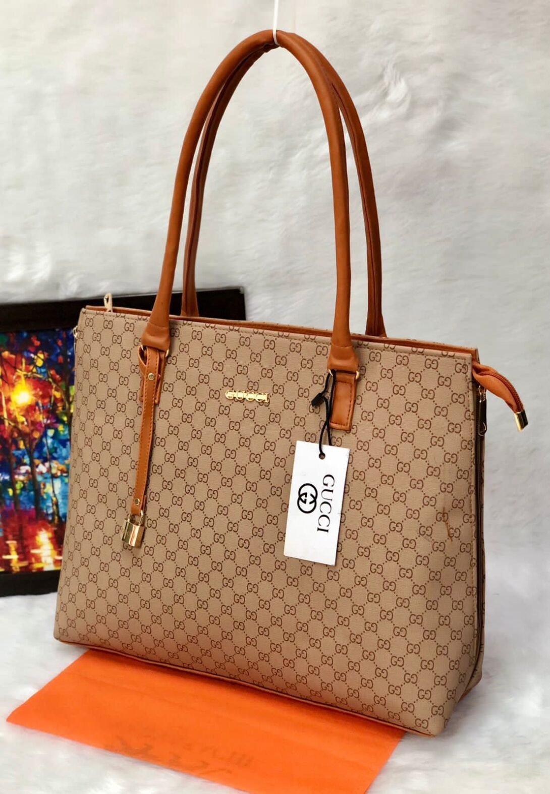 Gucci-inspired double partition handbag - Image 7