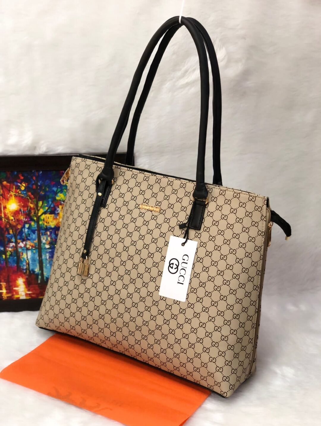 Gucci-inspired double partition handbag - Image 4