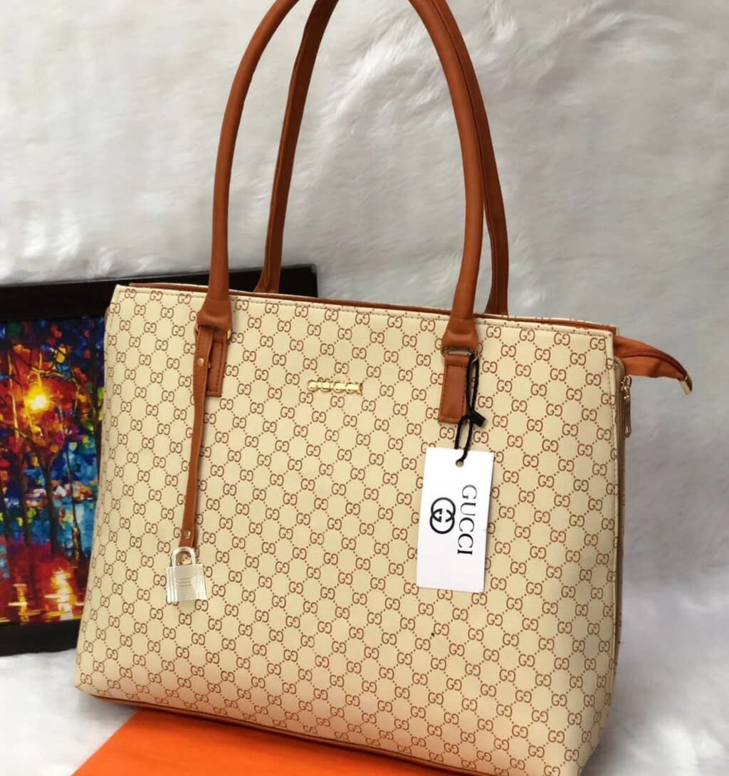 Gucci-inspired double partition handbag