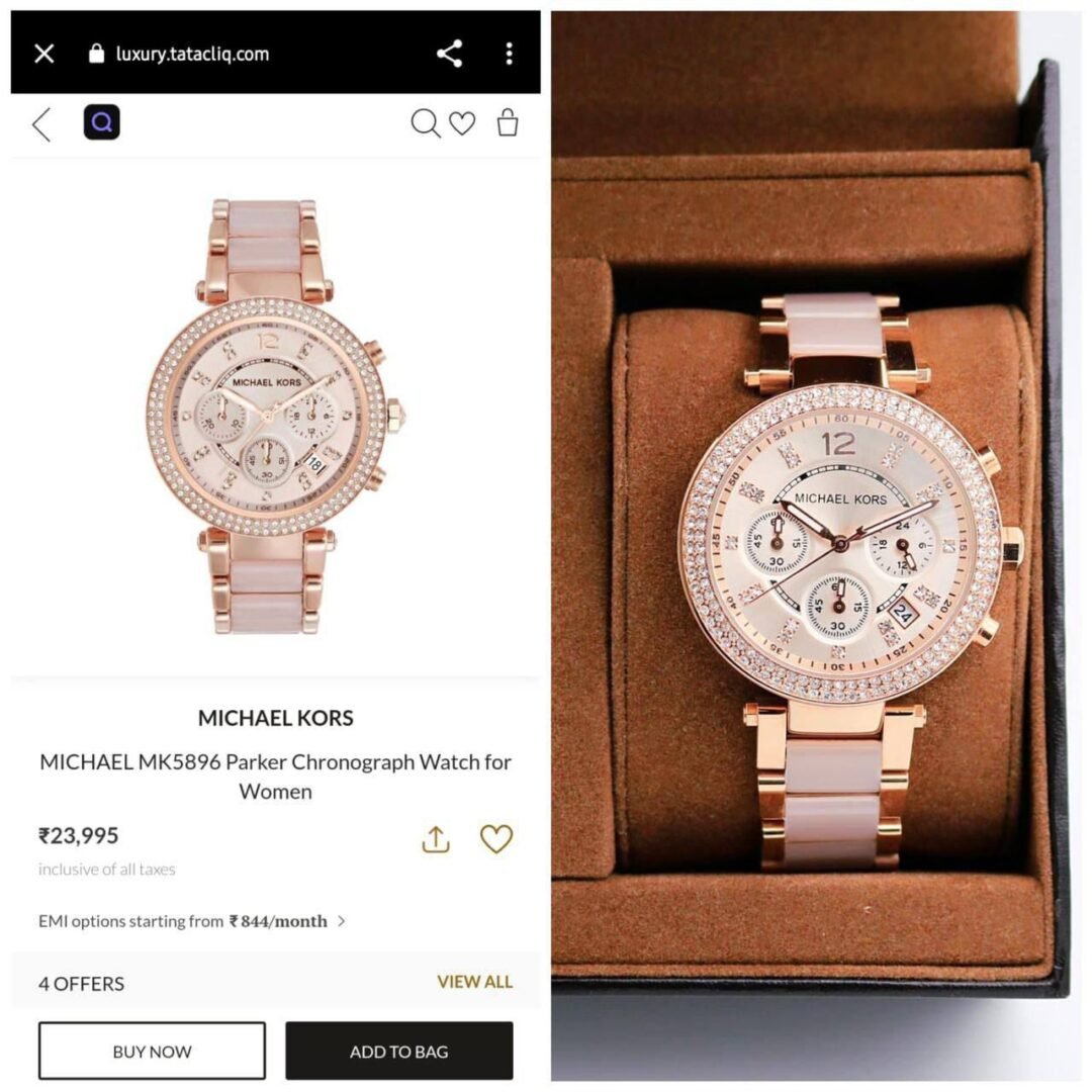 Michael Kors MK6326 Ladies Chronograph Watch - Image 4