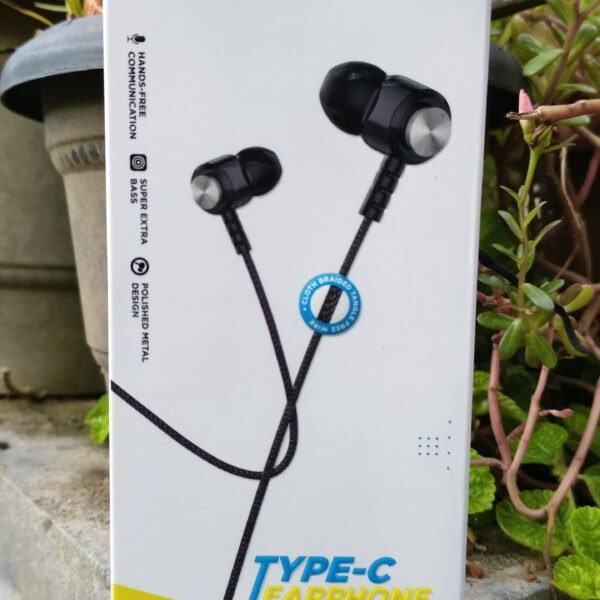 Bluei C3 Type-C Earphone – Premium Metal Design | Deep Bass