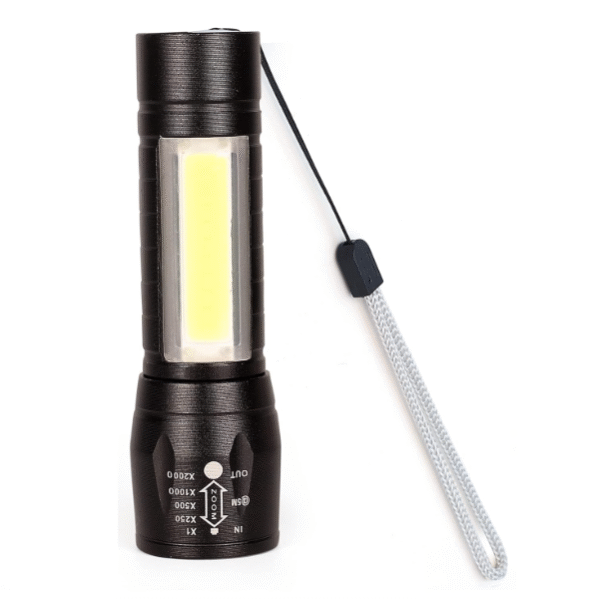 Compact Zoom Flashlight – Ultra-Lightweight & Portable