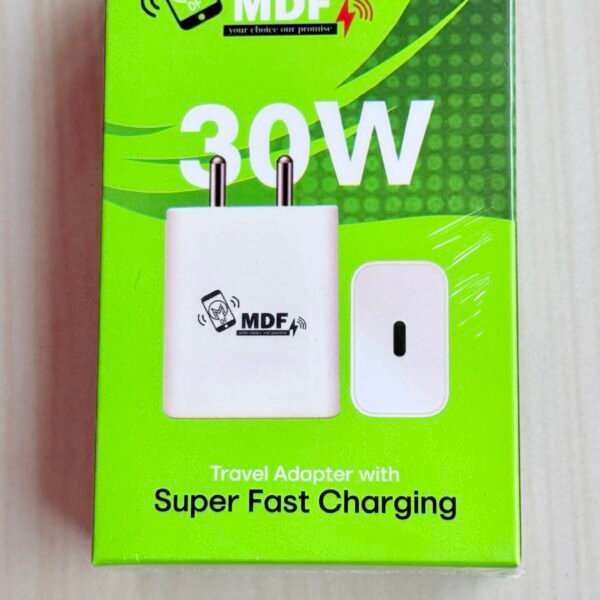 MDF 30W Super Fast Charger | USB-C Travel Adapter