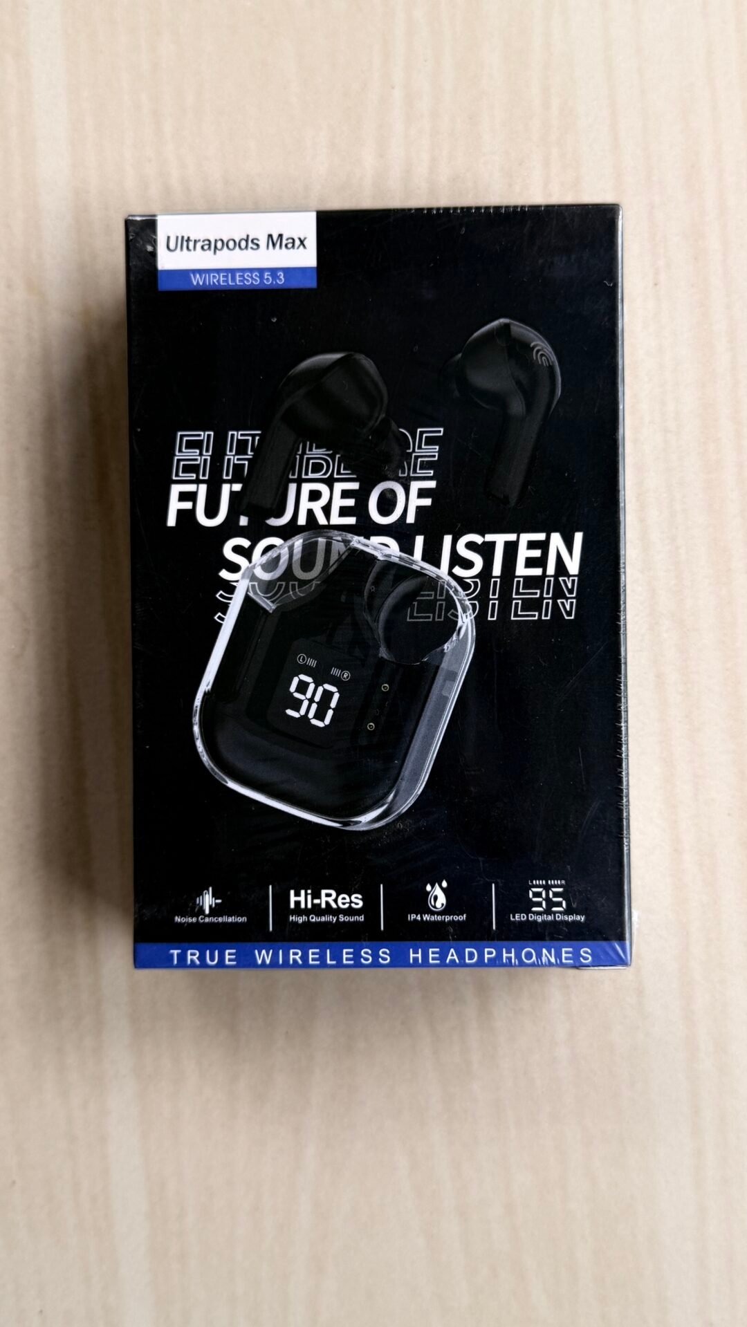 Ultrapods Max Wireless Earbuds 5.3 | True Wireless Headphones with LED Display