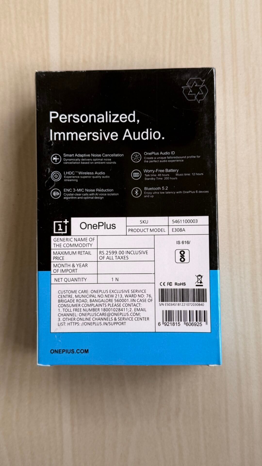 OnePlus Airdopes 91 Pro (Replica) | Premium Quality Wireless Earbuds with ANC, Hi-Res Sound & Long Battery Life - Image 3
