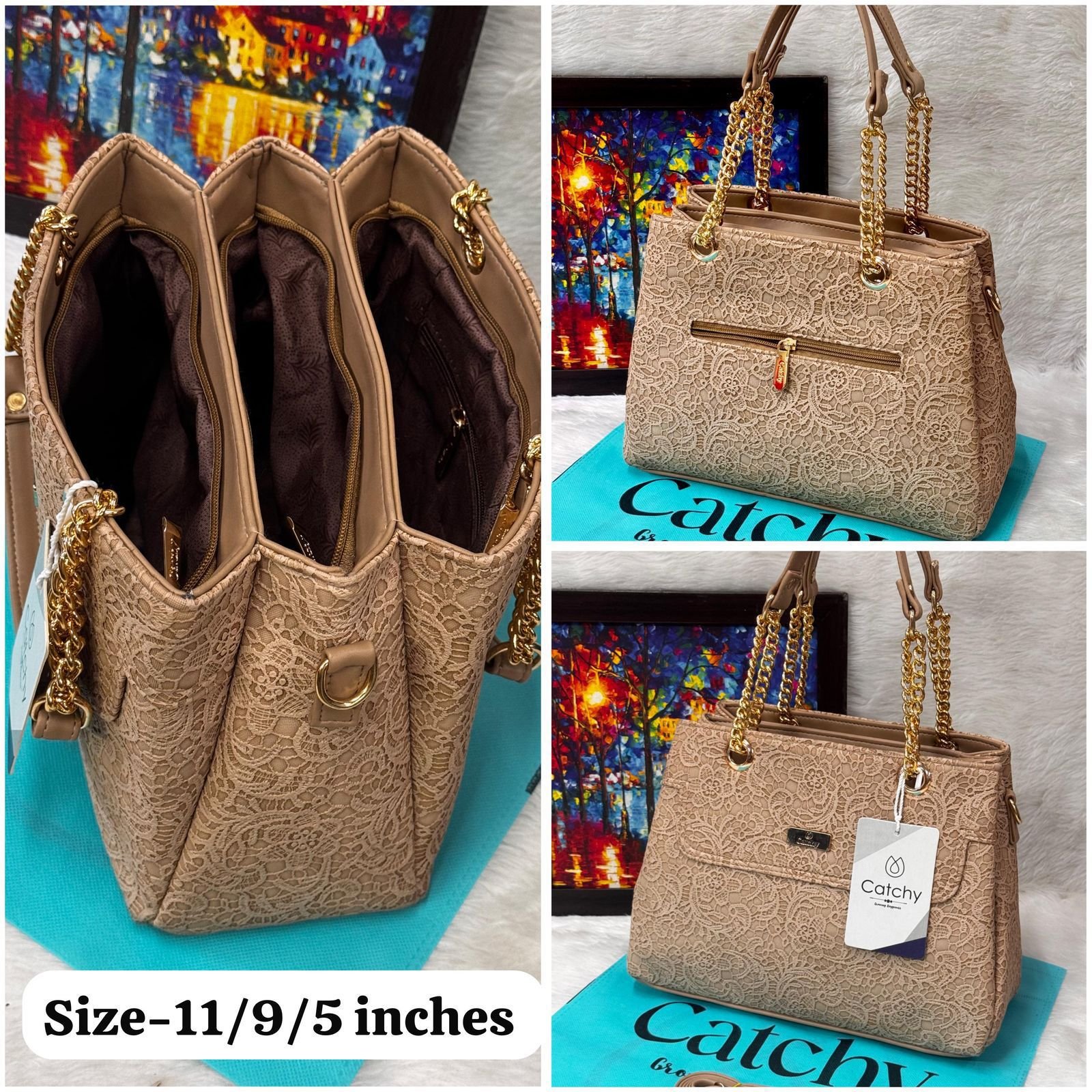 CATCHY PREMIUM QUALITY  Medium size handbag  Crossbody sling bag - Image 3