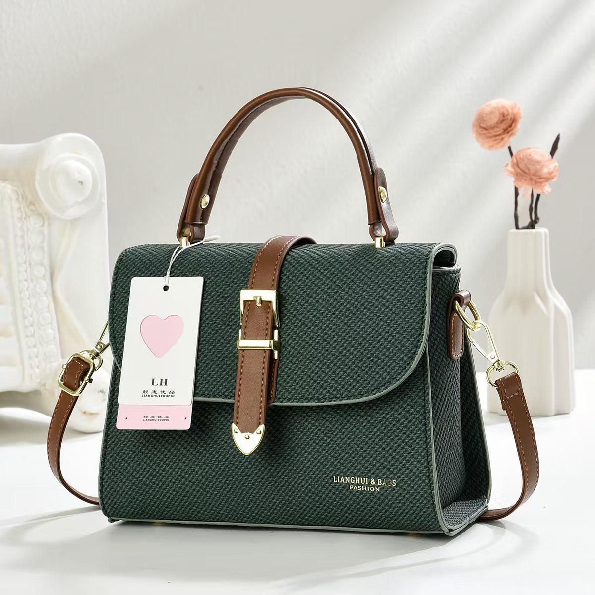 Imported Premium Ladies Handbag & Sling Bag – Big Size, Classy Buckle Design, Spacious & High Quality - Image 3