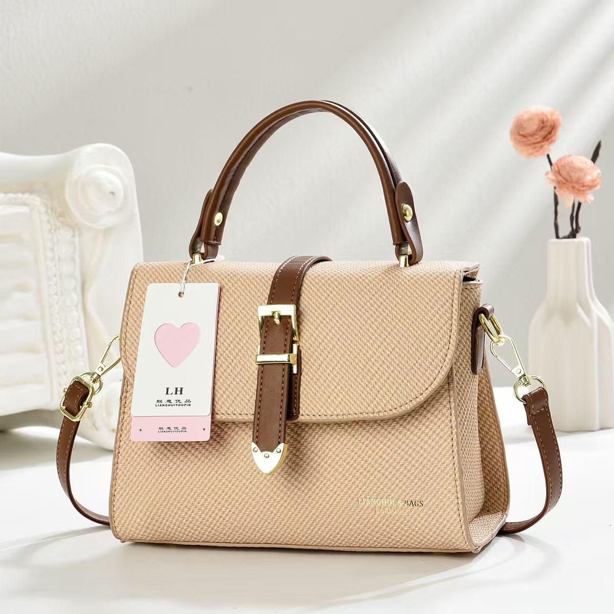 Imported Premium Ladies Handbag & Sling Bag – Big Size, Classy Buckle Design, Spacious & High Quality - Image 5