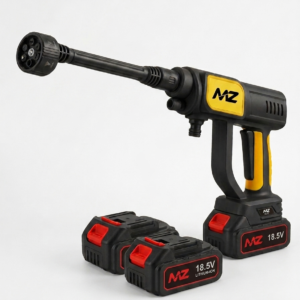 MZ WG05 Portable Cordless Pressure Washer Gun – 18.5V Dual Battery High-Pressure Spray Gun